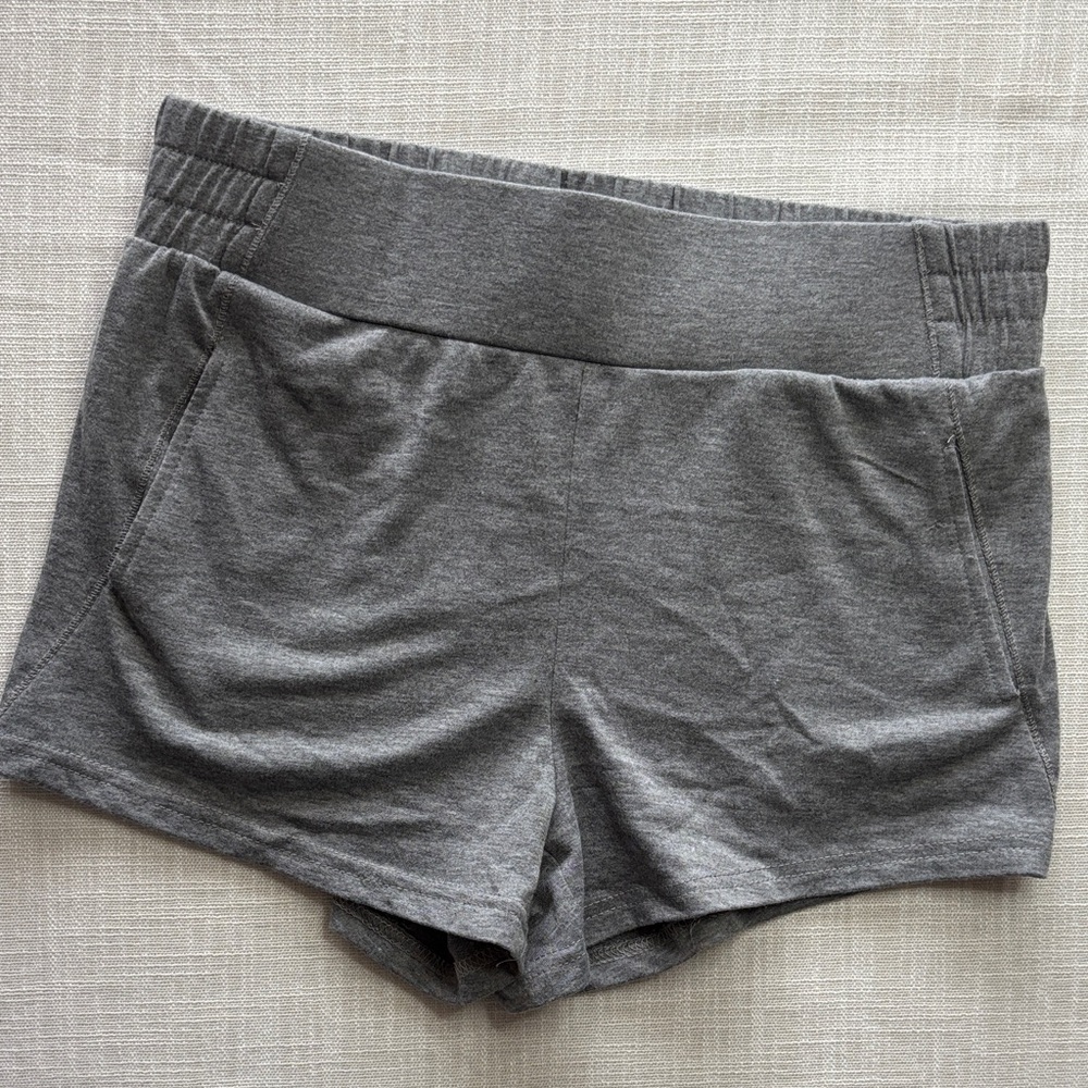 Shosho Heather Gray Lounge Shorts